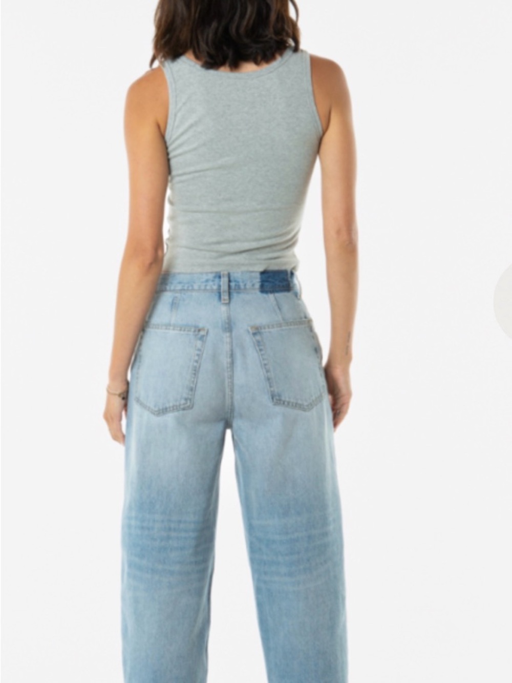 #84 🌷Etica Pale Blue High-Rise Boyfriend Jeans - Picture 4 of 6